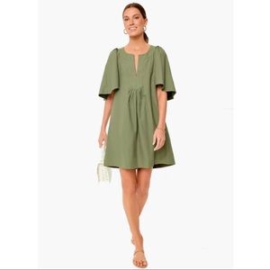 XS NWOT Tuckernuck Sage Green Finley Flutter Sleeve Dress POMANDER PLACE